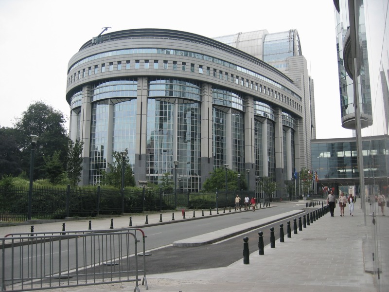 European parliament building